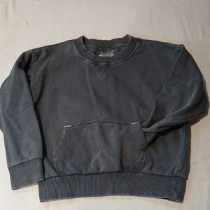 P'tula Washed Charcoal Kids Pullover Sweatshirt